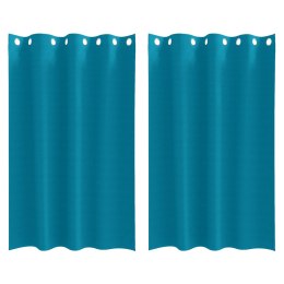 VidaXL Zasłony z zasłonami 2 pcs Turkusowy 175 x 140 cm Poliester