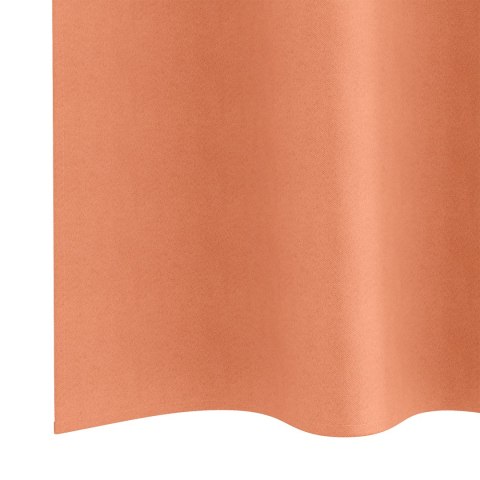 ZASŁONY Z ZASŁONAMI 2 SZT. TERAKOTA 225X140CM