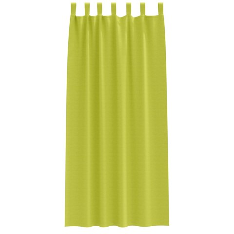 VidaXL Zasłony 2 pcs zielone jabłuszko 260 x 140 cm Poliester