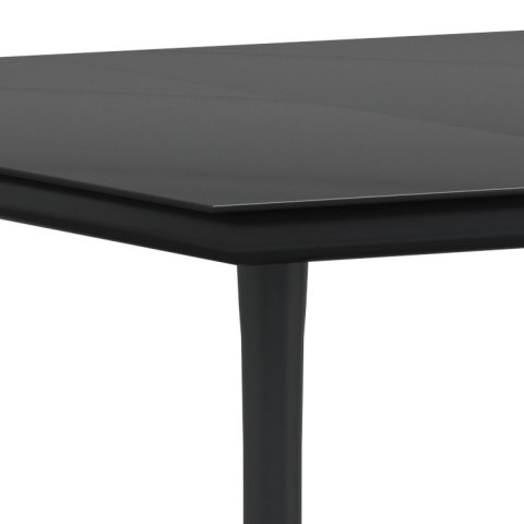 VidaXL Zestaw do jadalni 9 pcs Jasnoszary i czarny duży