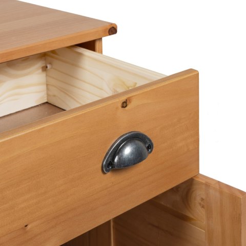 ZESTAW MEBLI ŁAZIENKOWYCH 2 SZT. BRĄZOWY 67,5X34X80CM