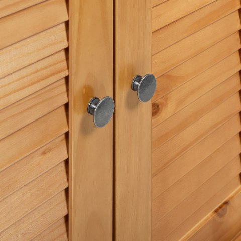 ZESTAW MEBLI ŁAZIENKOWYCH 2 SZT. BRĄZOWY 67,5X34X80CM