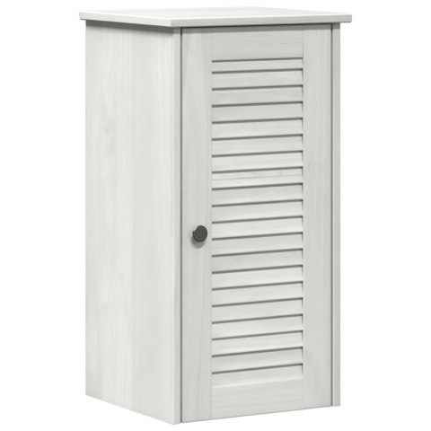 ZESTAW MEBLI ŁAZIENKOWYCH 2 SZT. BRĄZOWY I BIAŁY 37X34X80CM