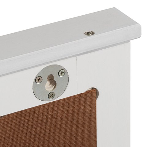 ZESTAW MEBLI ŁAZIENKOWYCH 3 SZT. ANTYCZNA BIEL 37X34X110CM