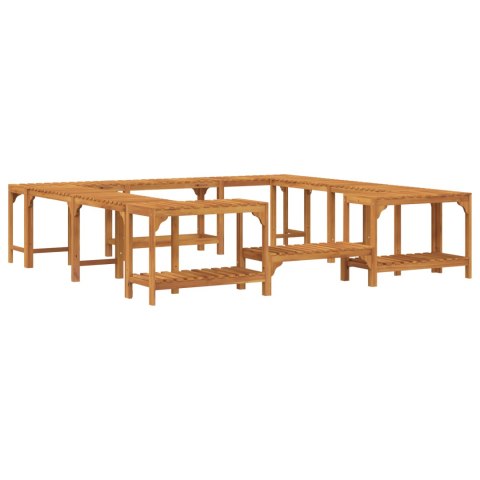 OTOCZENIE WANNY Z HYDROMASAŻEM BRĄZOWY 230X 230CM