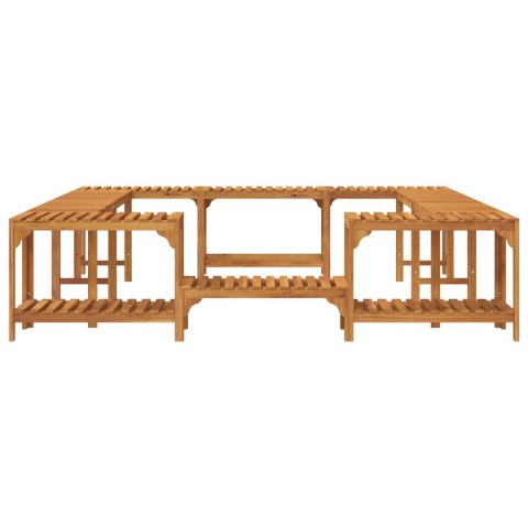 OTOCZENIE WANNY Z HYDROMASAŻEM BRĄZOWY 230X 230CM