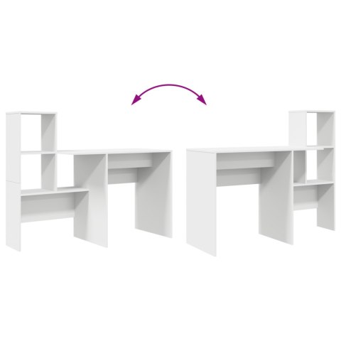 BIURKO BIAŁE 131.5X50X106.5CM