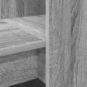 BIURKO Z PÓŁKĄ SZARY SONOMA 122X67X145CM