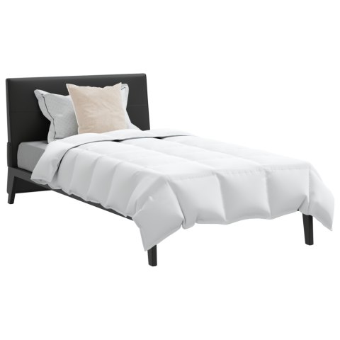 KOŁDRA Z PODUSZKĄ 2 PCS BIAŁY 135X 220CM PUCH