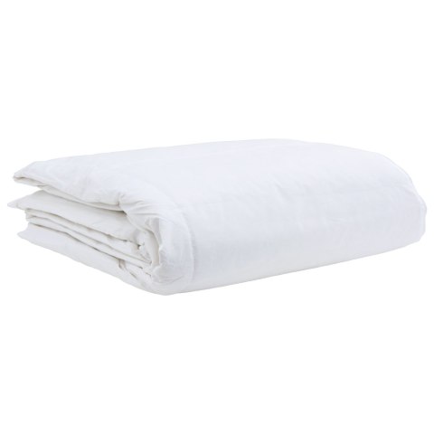 KOŁDRA Z PODUSZKĄ 2 PCS BIAŁY 140X 220CM PUCH