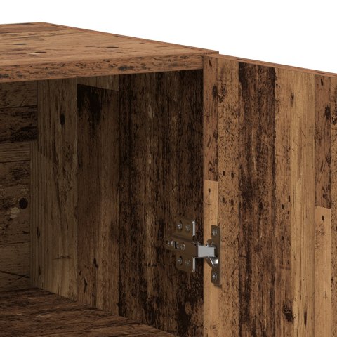 KOMODA Z PÓŁKĄ STARE DREWNO ŚREDNI