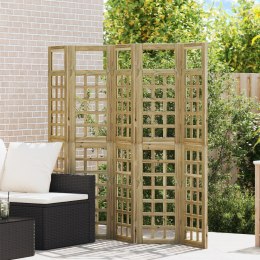 ZEWNĘTRZNA OSŁONA PRYWATNOŚCI 5 SZT. BRĄZOWY 200X180CM