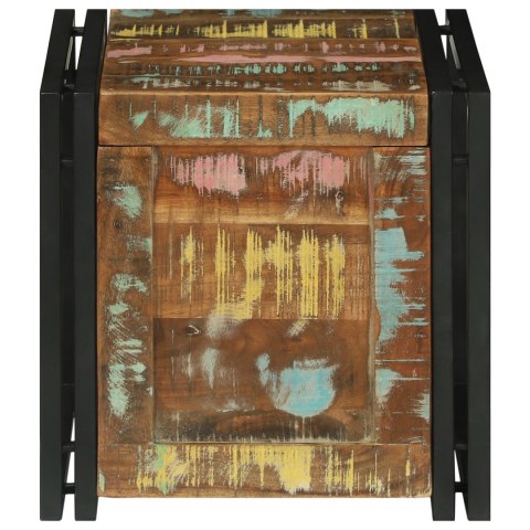 SKRZYNIA DO PRZECHOWYWANIA 40X 40X 40CM LITE DREWNO AKACJOWE