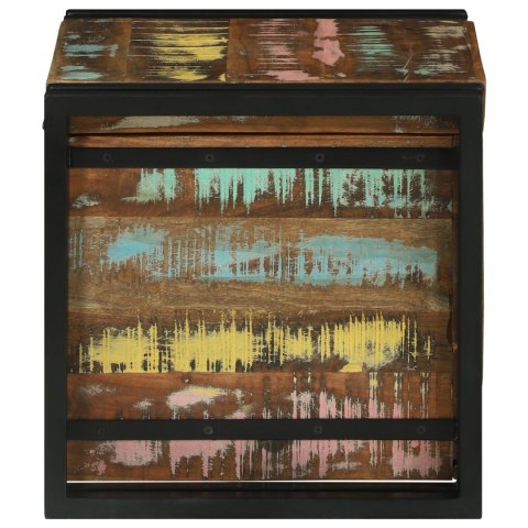 SKRZYNIA DO PRZECHOWYWANIA 40X 40X 40CM LITE DREWNO AKACJOWE