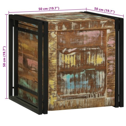 SKRZYNIE DO PRZECHOWYWANIA Z PRZECHOWYWANIEM 50X 50X 50CM