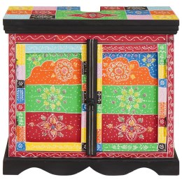 SZAFKA POD UMYWALKĘ UMYWALKOWA DREWNIANA MANGO 60X35X55 KOLOROWA