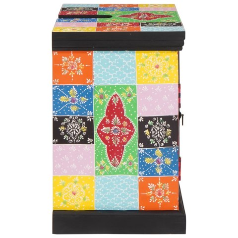 SZAFKA POD UMYWALKĘ UMYWALKOWA DREWNIANA MANGO 60X35X55 KOLOROWA