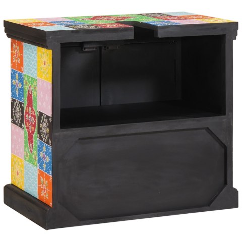 SZAFKA POD UMYWALKĘ UMYWALKOWA DREWNIANA MANGO 60X35X55 KOLOROWA