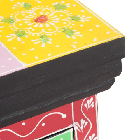 SZAFKA POD UMYWALKĘ UMYWALKOWA DREWNIANA MANGO 60X35X55 KOLOROWA