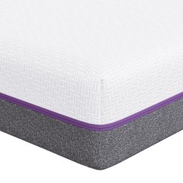 VidaXL Materace Biały i szary 100% tkanina poliestrowa jacquard