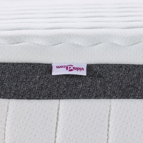 MATERACE 2 PCS BIAŁY SZARY 70X 200CM DZIANE TKANINA