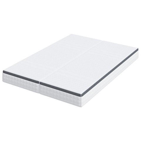 MATERACE 2 PCS BIAŁY SZARY 80X 200CM DZIANE TKANINA