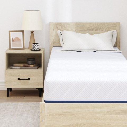 VidaXL Materace Biały i niebieski 100% tkanina poliestrowa jacquard