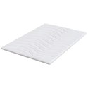 VidaXL Podkłady na materac Biały 160 x 200 cm Poliester bez kleju