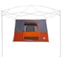 NAMIOT Z DACHEM INNY SZARY POMARAŃCZOWY I CZARNY 280X220X176CM