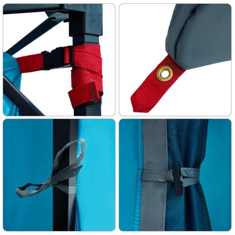 NAMIOT Z DACHEM INNY Z WENTYLACJĄ POWIETRZNĄ NIEBIESKI I CZARNY 290X288CM