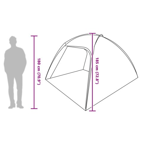 NAMIOT Z DACHEM NIEBIESKI ŚREDNI POLIESTER I WŁÓKNO SZKLANE