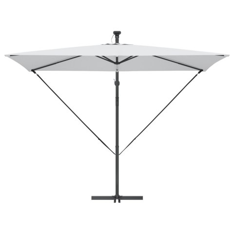 PARASOL BANANA NA WYSIĘGNIKU PIASKOWY 294X200X254CM