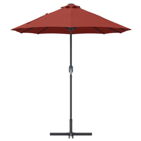 PARASOL OGRODOWY TERAKOTA 380X196X235CM PODWÓJNA CZASZA