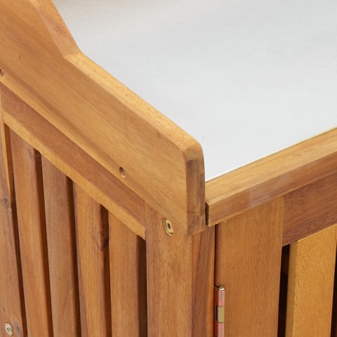 SZAFKA OGRODOWA Z M Z DRZWIAMI BRĄZOWY 78X36.5X78CM