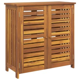 SZAFKA OGRODOWA Z M Z DRZWIAMI BRĄZOWY 78X36.5X78CM