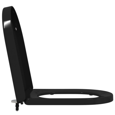 DESKA TOALETOWA CZARNY 48X 36.5X 4.5CM POLIPROPYLEN