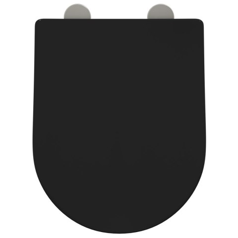 DESKA TOALETOWA CZARNY 48X 36.5X 4.5CM POLIPROPYLEN