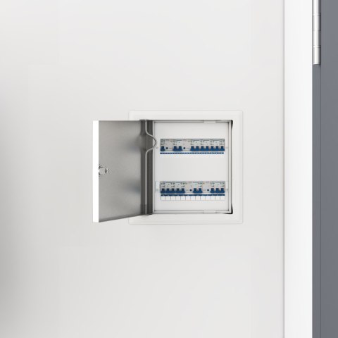 PANEL DOSTĘPU 2 SZT. BIAŁY 20X20CM STAL