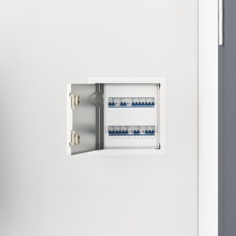 PANEL DOSTĘPU 2 SZT. BIAŁY 20X20CM STAL