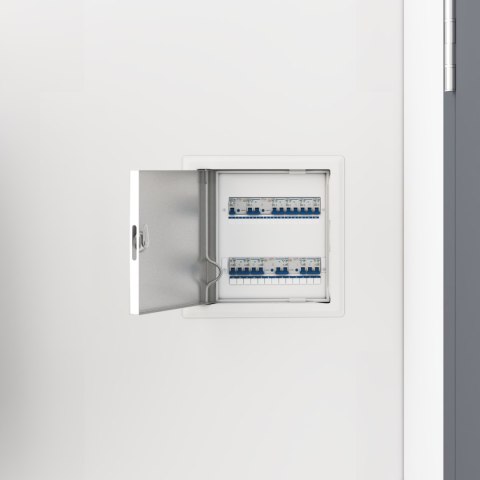 PANEL DOSTĘPU 2 SZT. BIAŁY 20X20CM STAL