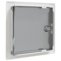 PANEL DOSTĘPU 2 SZT. BIAŁY 20X20CM STAL