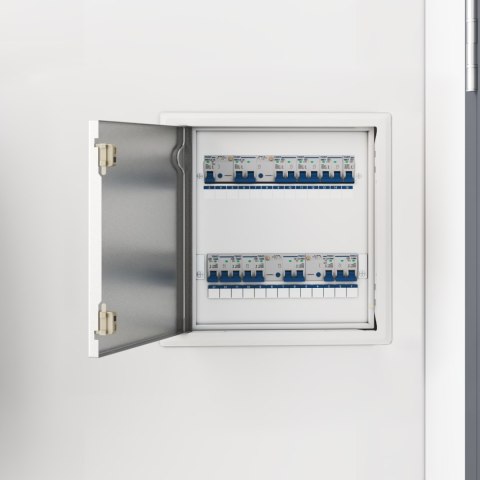 PANEL DOSTĘPU BIAŁY 30X30CM STAL