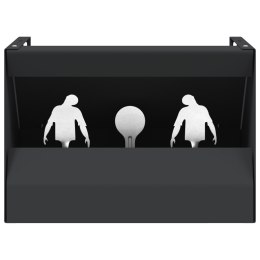 SKRZYNKA NA PUŁAPKĘ NA POCISKI CZARNY 29X 22X 20CM STAL