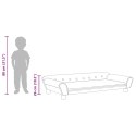SOFA DLA DZIECI RÓŻOWA 100X50X26CM AKSAMIT