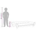 SOFA DLA DZIECI RÓŻOWA 100X50X26CM AKSAMIT