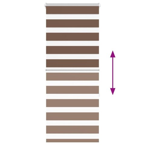 ROLETA ZEBRA BRZOZOWA SZEROKOŚĆ TKANINY 50,9CM POLIESTER