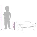 SOFA DLA DZIECI JASNOSZARA 70X40X24CM AKSAMIT
