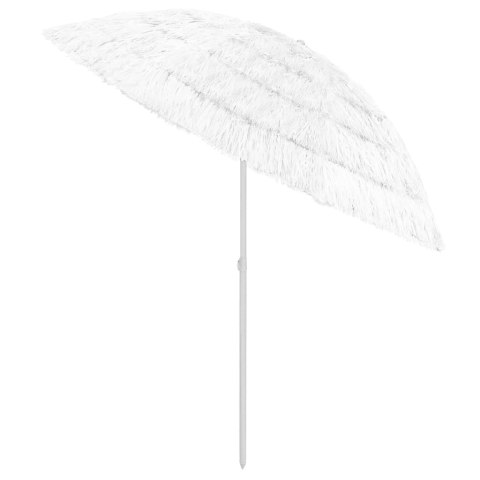PARASOL PLAŻOWY W HAWAJSKIM STYLU BIAŁY 240CM