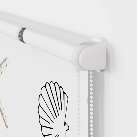 ROLETA PRYSZNICOWA Z KASETĄ 70X240CM SZEROKOŚĆ TKANINY 66CM