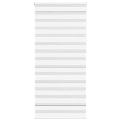 ROLETA ZEBRA BIAŁA SZEROKOŚĆ TKANINY 95,9CM POLIESTER